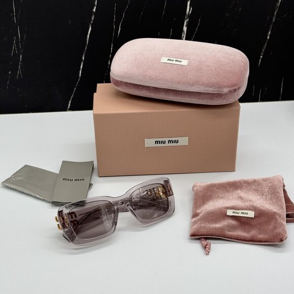 NEW MIU MIU MU07YS 12W20I PURPLE WOMEN SUNGLASSES SMU 07Y 12W20I, MU 07YS 12W20I - Picture 11 of 11